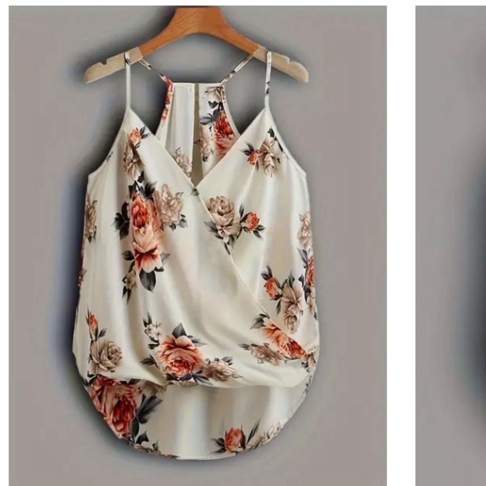 Floral print cami top
